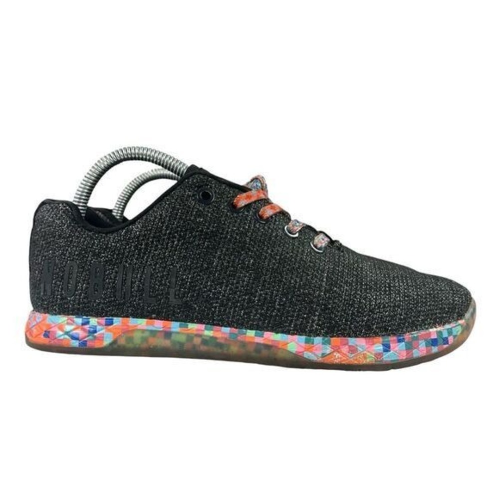 NOBULL Outwork Trainer Gray SuperFabric Multicolor Pixel Cross Training M7.5 W9